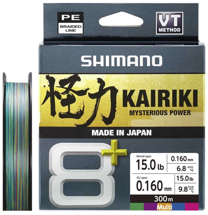 Upredenica Shimano Kairiki 8+ Multi Color