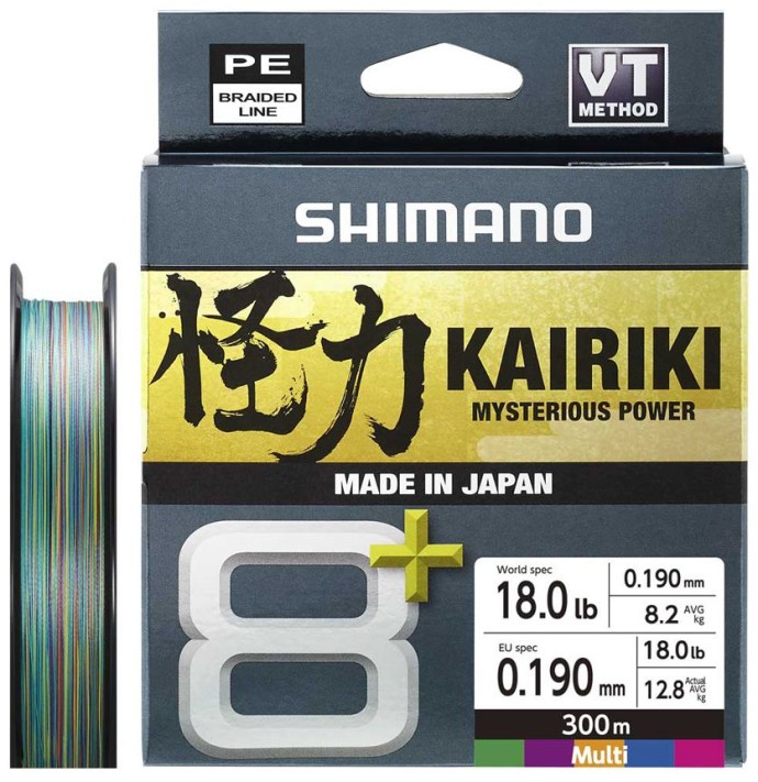 Upredenica Shimano Kairiki 8+ Multi Color