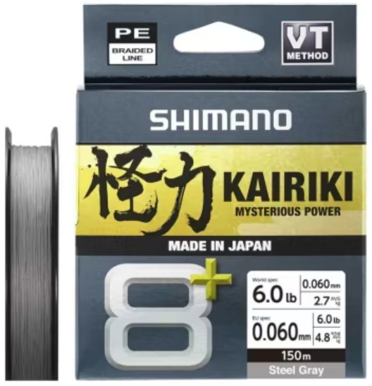 Upredenica Shimano Kairiki 8+ Steel Gray