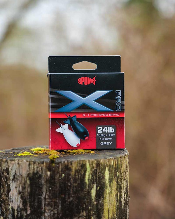 Upredenica Spomb X Pro Braid Grey 8+1 300m 0,18mm/24lb