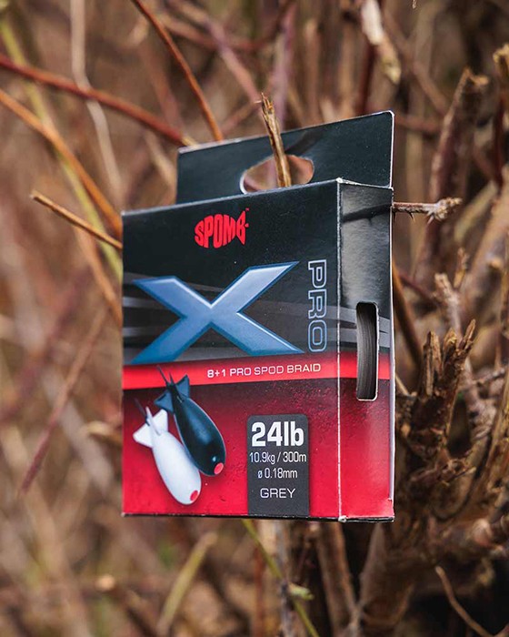 Upredenica Spomb X Pro Braid Grey 8+1 300m 0,18mm/24lb