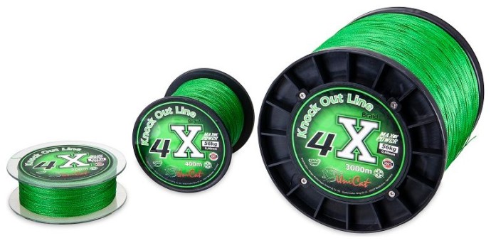 Upredenica Uni Cat Knock Out Line X4 3000m 0,40mm/32kg