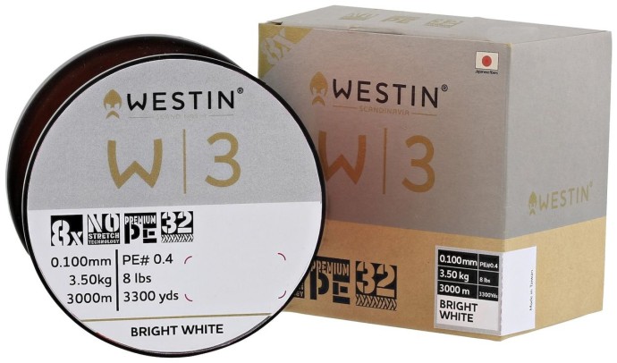 Upredenica Westin W3 8-Braid Bright White 3000m