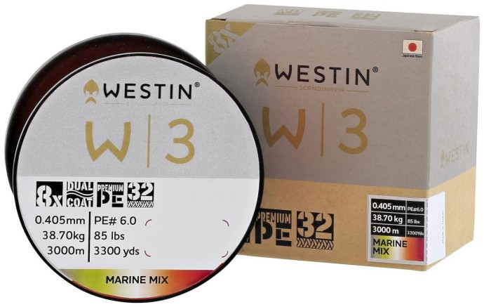 Upredenica Westin W3 Oceanic Swirl 8-Braid Marine Mix