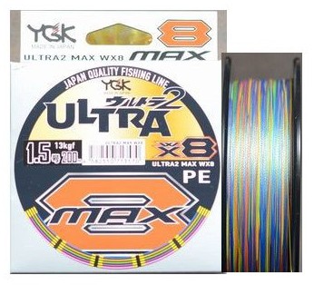 Upredenica YGK X-Braid Super Ultra Max WX8 150m Multicolor