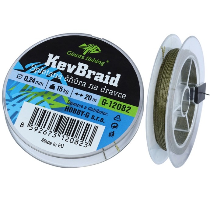 Upredenica za grabežljivce Giants Fishing KevBraid 20m 0,24mm 15kg