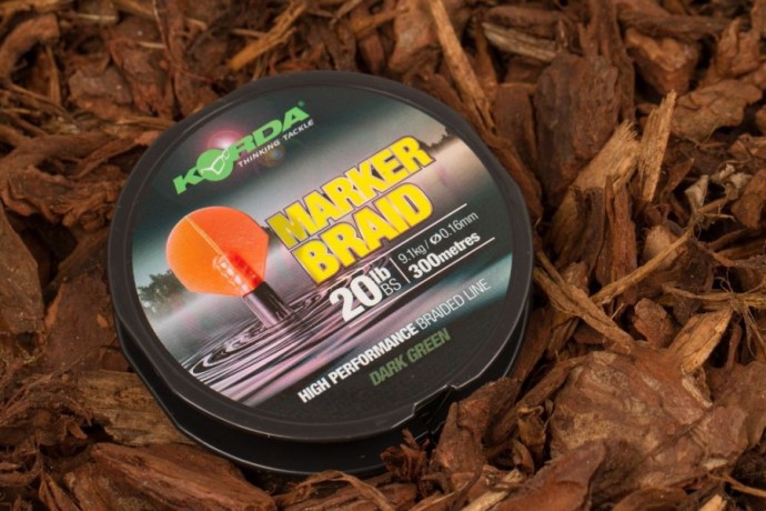 Upredenica za markiranje Korda Marker Braid 20lb 300m 0,16mm Tamno Zelena