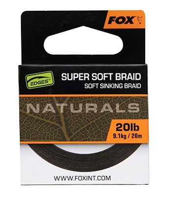 Upredenica za predveze Fox Naturals Soft Braid Hooklength 20m