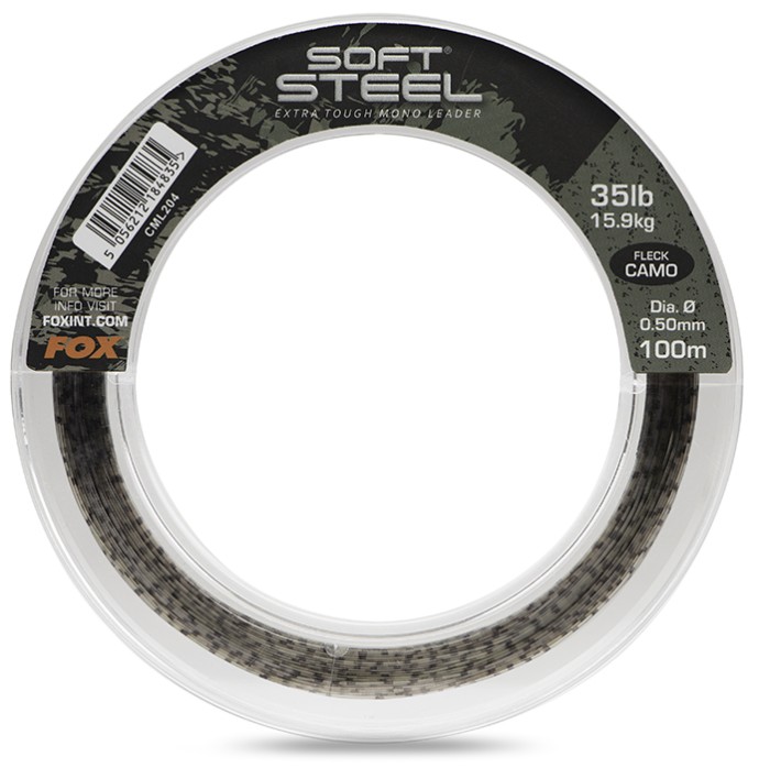 Upredenica za predveze Fox Soft Steel Fleck Camo Leader