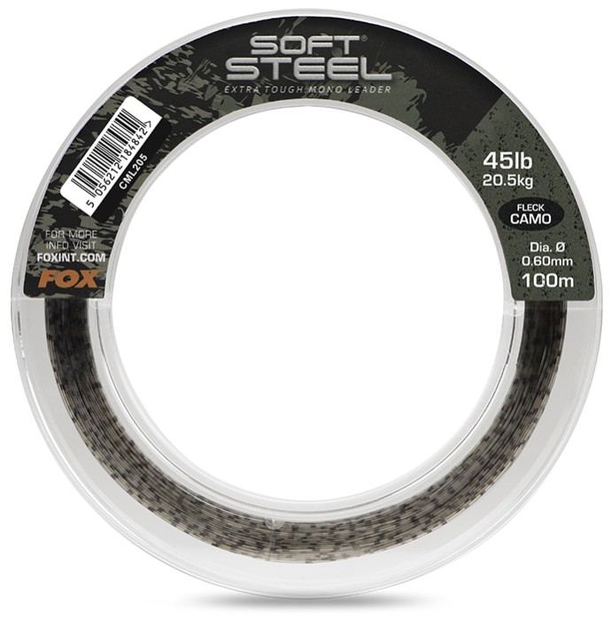 Upredenica za predveze Fox Soft Steel Fleck Camo Leader