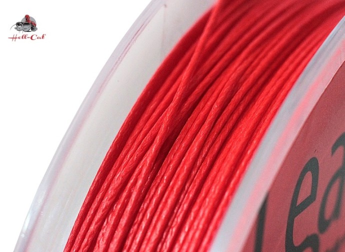Upredenica za predveze Hell-Cat Leader Braid Line Red 20m