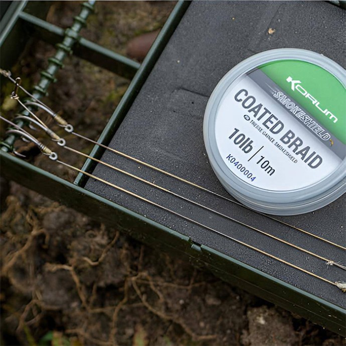 Upredenica za predveze Korum Smokeshield Coated Braid