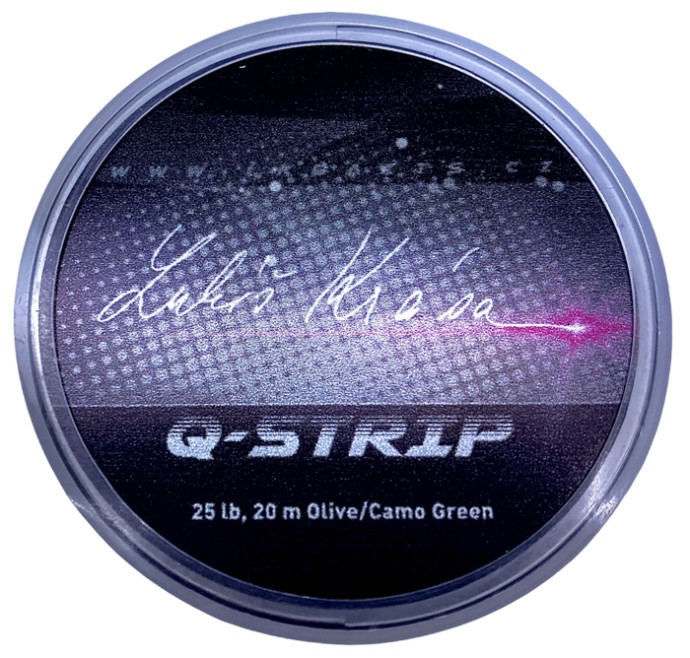 Upredenica za predveze LK Baits Q-STRIP Olive/Camo 25lb 20m
