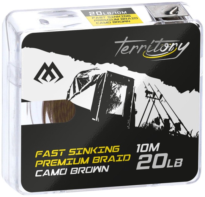 Upredenica za predveze Mikado Fast Sinking Premium Braid smeđa kamuflaža 10m 20lb