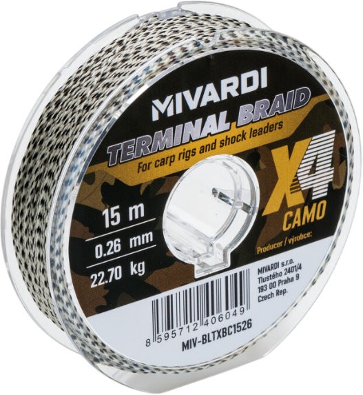 Upredenica za predveze Mivardi Terminal X4 Braid Camo 15m
