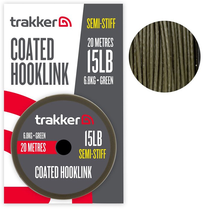 Upredenica za predveze Trakker Semi Stiff Coated Hooklink 20m