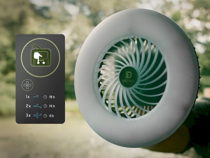 Ventilator sa Svjetlom Delphin Ventix