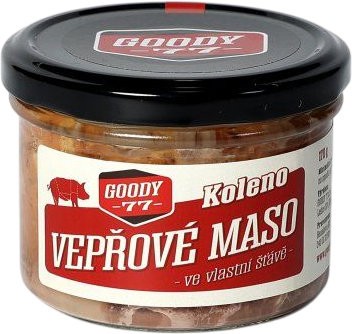 Vepřové ve vlastní šťávě GOODY 77 Koleno 170gr