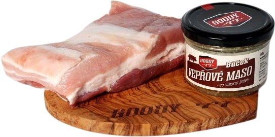 Vepřovo u vlastitom soku Slanina GOODY 77 - 170g