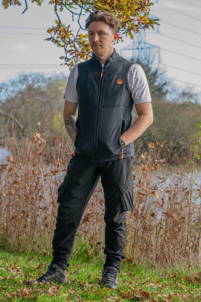 Vesta Guru Fleece Gilet Black