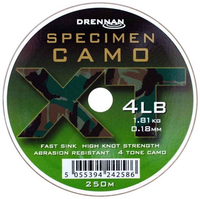 Vlasec Drennan Specimen Camo XT 250m