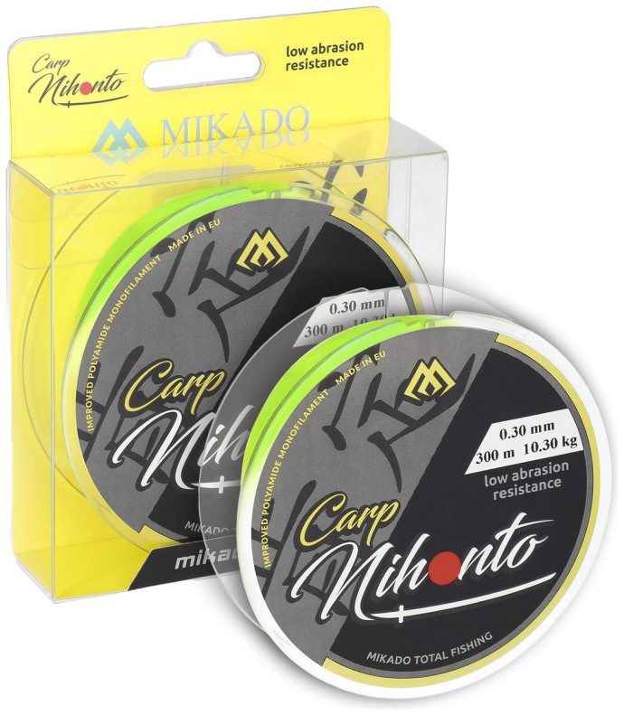 Vlasec Mikado Nihonto Carp Fluo Žuta 300m