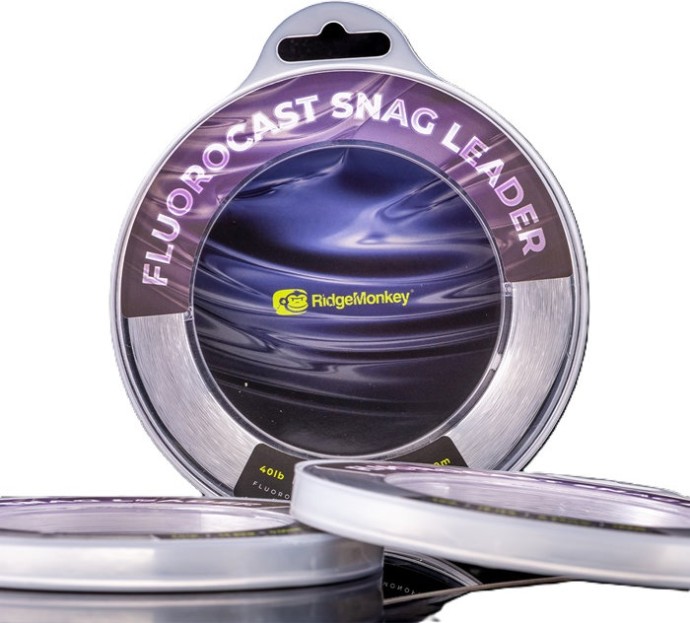 Vlasec RidgeMonkey Fluorocast Snag Leader 30lb 0.50mm 100m Clear