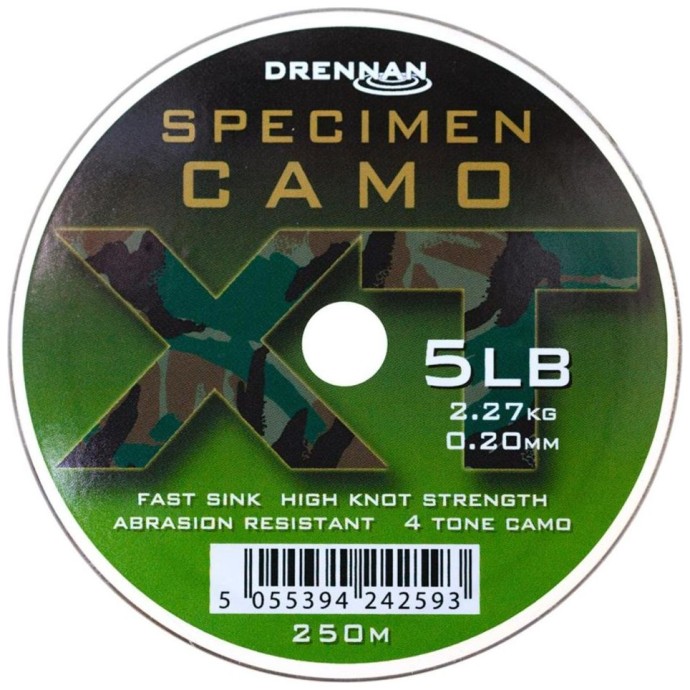 Vlasić Drennan Specimen Camo XT 250m