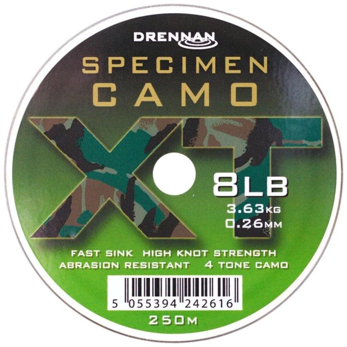 Vlasić Drennan Specimen Camo XT 250m