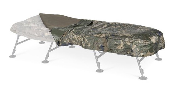 Vodootporni prekrivač za ležaljku Nash Indulgence Waterproof Bedchair Cover Camo