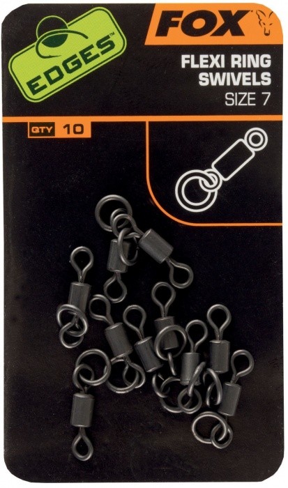 Vrtilica Fox Flexi Ring Swivel 10kom