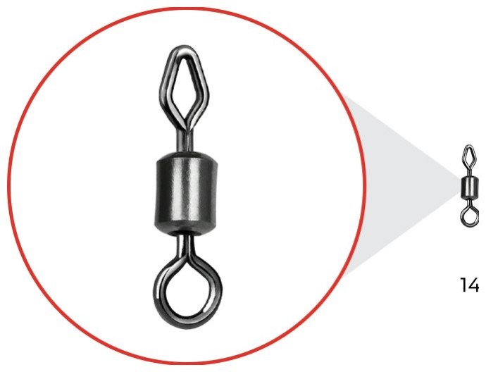 Vrtilica Nytro Connex Mixed-Eye Mini Feeder Swivel 14