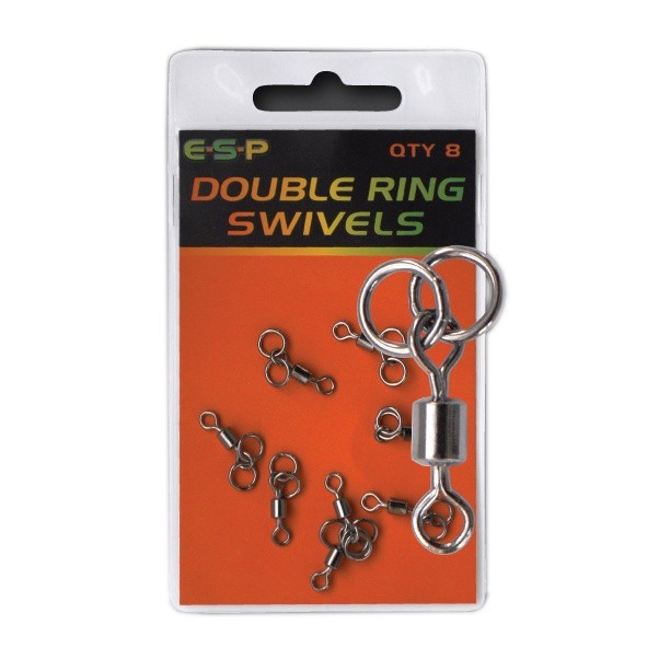 Vrtilica s prstenovima ESP Double Ring Swivels 8kom