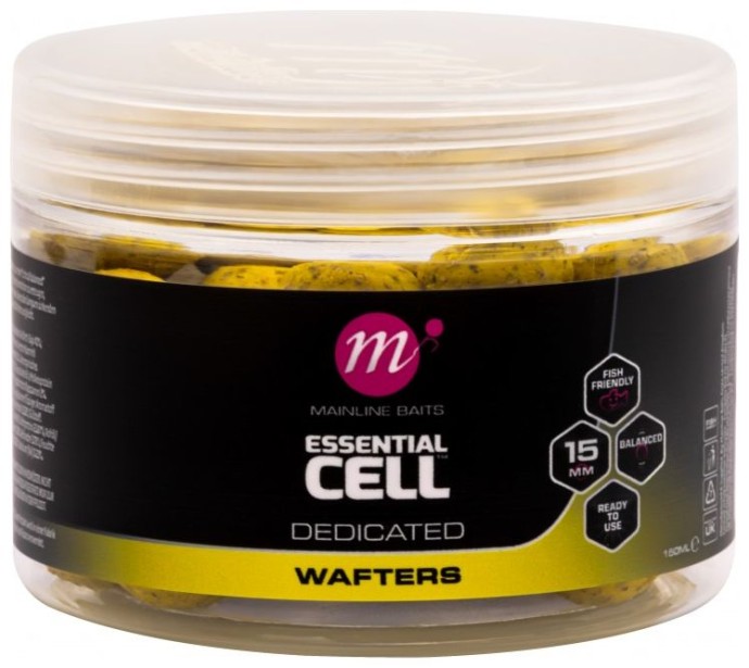 Vyvážené Boilie Mainline Wafters 15mm 150ml
