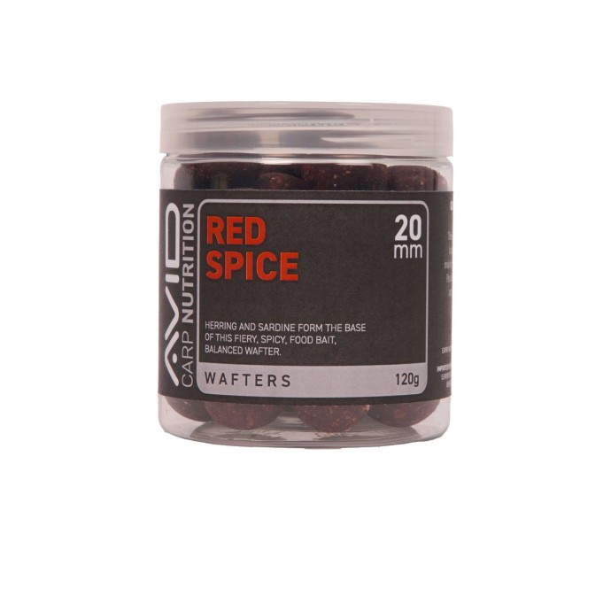 Vyvážené Boilies Avid Red Spice Wafter