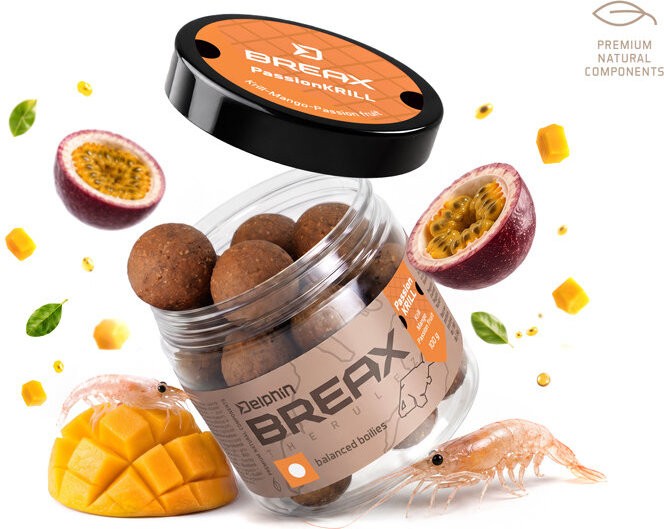 Wafters Boilies Delphin BreaX/PassionKRILL Krill-Mango