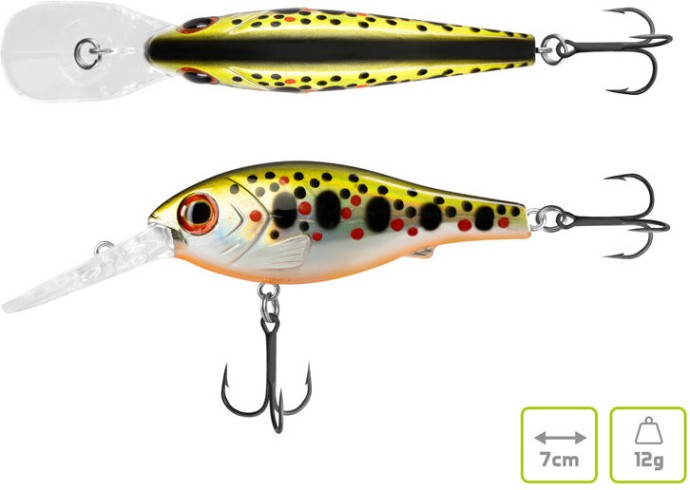 Wobler Delphin Wobby Crank DP 7cm 12gr
