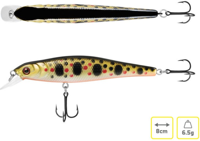 Wobler Delphin Wobby Jerk SH 8cm 6,5gr