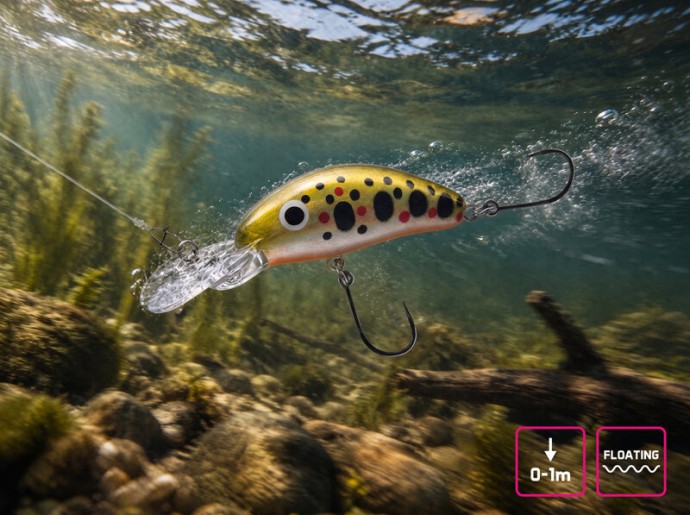 Wobler Delphin Wobby Trout SH 4cm 4gr