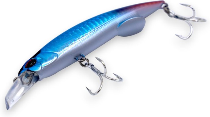 Wobler Fishmachine Glideflicker Plava Potonuli 11cm 64gr