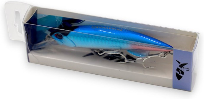 Wobler Fishmachine Glideflicker Plava Potonuli 11cm 64gr