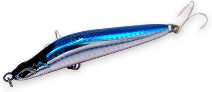 Wobler Fishmachine Stickbait Longcaster Plava Potonuli 10,5cm 40gr