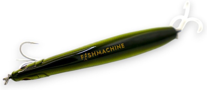 Wobler Fishmachine Stickbait Shorebeater Smeđa Potopni 10,5cm 15gr
