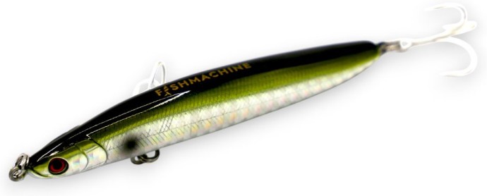 Wobler Fishmachine Stickbait Shorebeater Smeđa Potopni 10,5cm 15gr