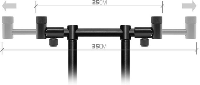 Zadní Hrazda Delphin RPX Flexi ProSTALX BW 25-35cm