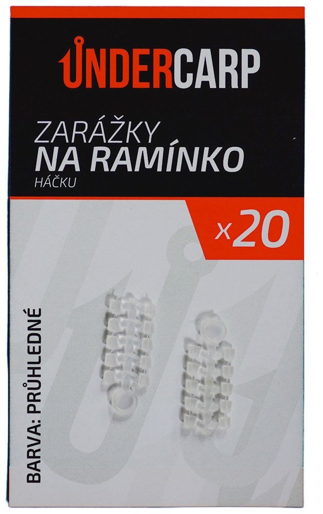 Zarážke na ramenu udice UnderCarp Prozirne