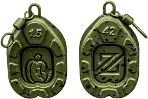 Zátěž RidgeMonkey Zead Gripper Camo Brown