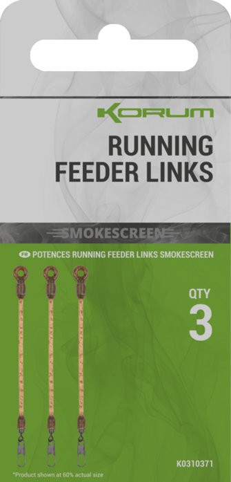 Závěsky Korum Smokescreen Running Feeder Links