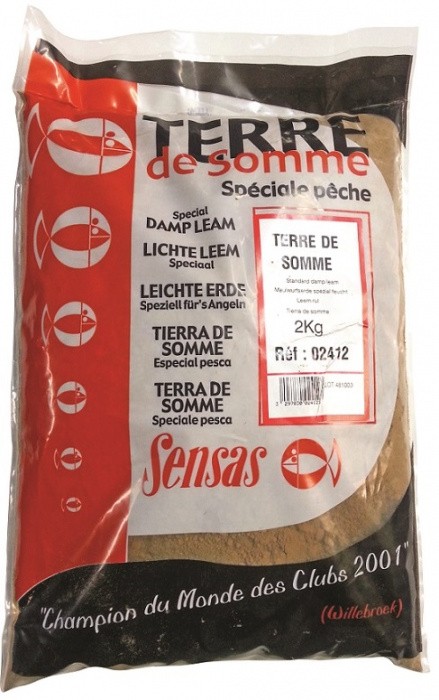 Zemlja za primamu Sensas Terre De Somme (Stojatá Voda) 2kg