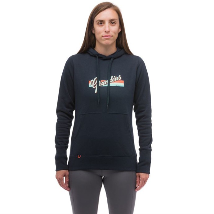 Ženska Hoodica Grundéns Women´s Script Hoodie Midnight